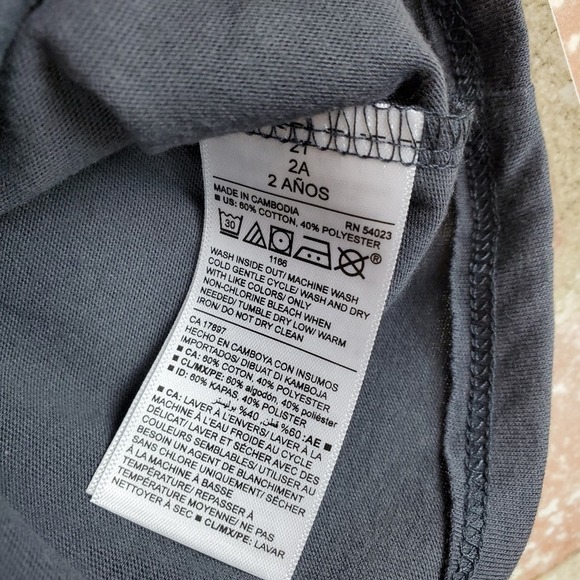 NWT Old Navy Grey Babydoll Dress 2T - Picture 5 of 5